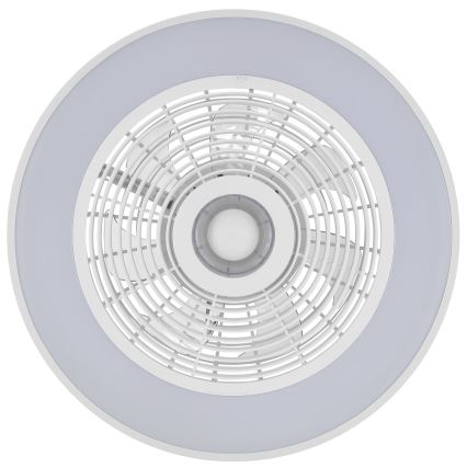 Brilliant - LED RGBW Plafonnier dimmable avec ventilateur CATANIA LED/37W/230V 2700-6500K Ø 48,6 cm blanc + télécommande