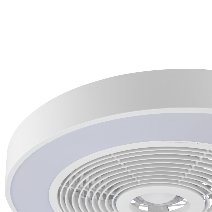 Brilliant - LED RGBW Plafonnier dimmable avec ventilateur CATANIA LED/37W/230V 2700-6500K Ø 48,6 cm blanc + télécommande