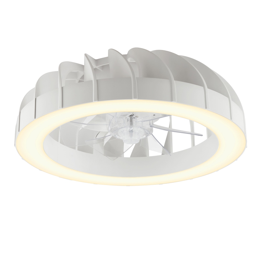 Brilliant - LED RGBW Ventilatore a soffitto dimmerabile con luce FANORA LED/30W/230V 2700-6500K diametro 46 cm bianco + telecomando