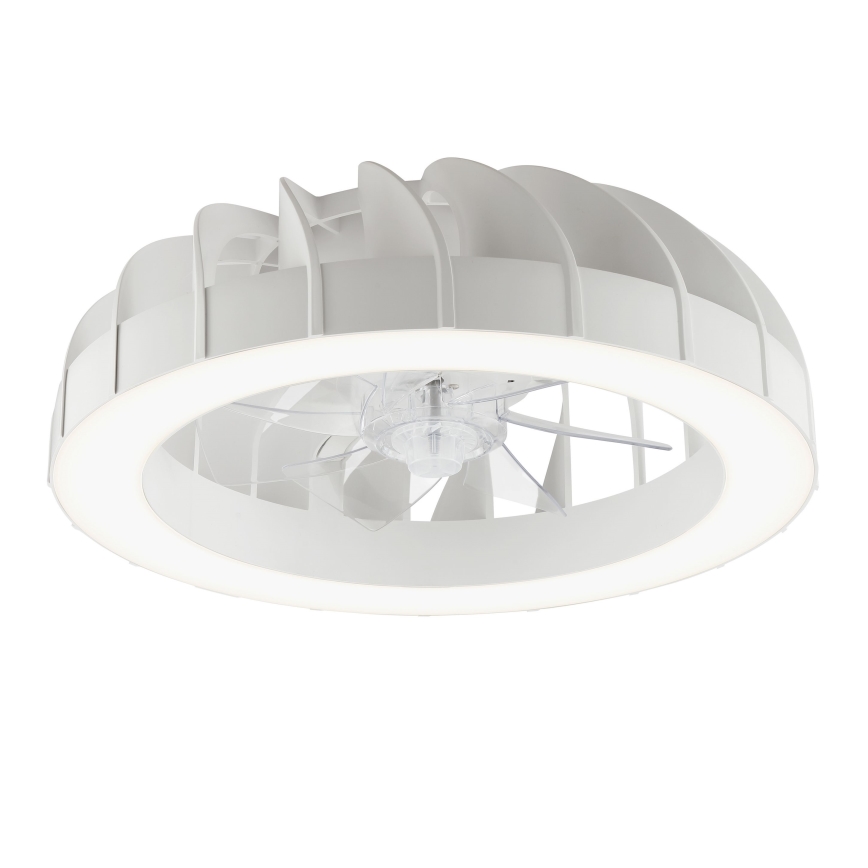 Brilliant - LED RGBW Ventilatore a soffitto dimmerabile con luce FANORA LED/30W/230V 2700-6500K diametro 46 cm bianco + telecomando