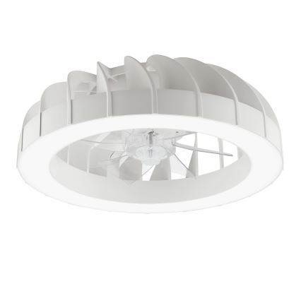 Brilliant - LED RGBW Ventilatore a soffitto dimmerabile con luce FANORA LED/30W/230V 2700-6500K diametro 46 cm bianco + telecomando