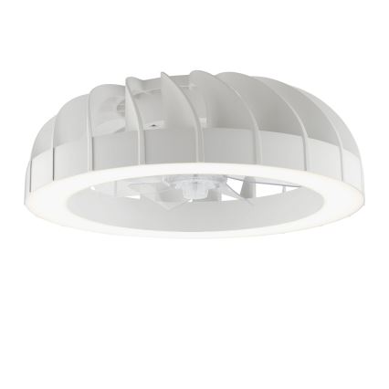 Brilliant - LED RGBW Ventilatore a soffitto dimmerabile con luce FANORA LED/30W/230V 2700-6500K diametro 46 cm bianco + telecomando
