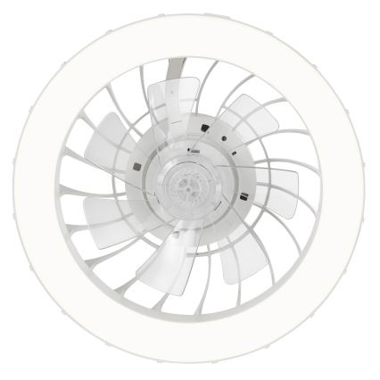 Brilliant - LED RGBW Ventilatore a soffitto dimmerabile con luce FANORA LED/30W/230V 2700-6500K diametro 46 cm bianco + telecomando