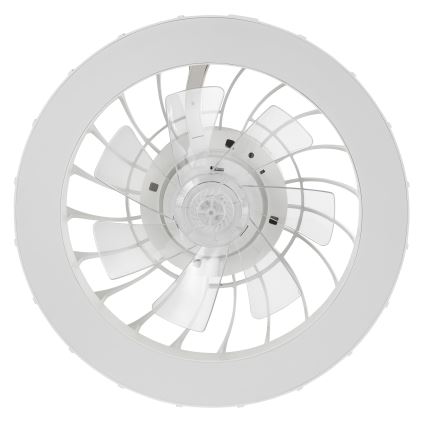 Brilliant - LED RGBW Ventilatore a soffitto dimmerabile con luce FANORA LED/30W/230V 2700-6500K diametro 46 cm bianco + telecomando
