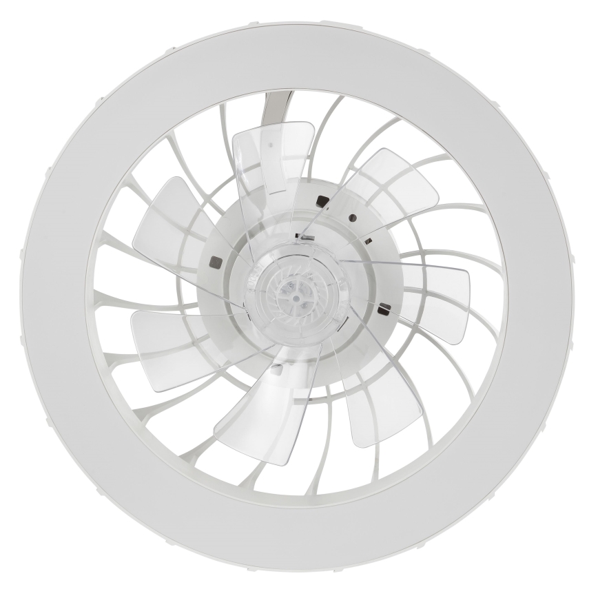 Brilliant - LED RGBW Ventilatore a soffitto dimmerabile con luce FANORA LED/30W/230V 2700-6500K diametro 46 cm bianco + telecomando