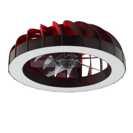 Brilliant - LED RGBW Ventilatore a soffitto dimmerabile con luce FANORA LED/30W/230V 2700-6500K diametro 46 cm nero + telecomando