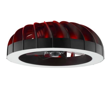 Brilliant - LED RGBW Ventilatore a soffitto dimmerabile con luce FANORA LED/30W/230V 2700-6500K diametro 46 cm nero + telecomando
