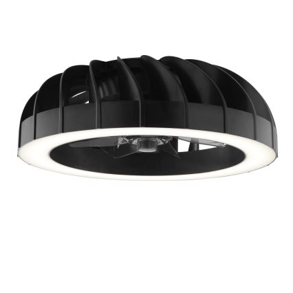 Brilliant - LED RGBW Ventilatore a soffitto dimmerabile con luce FANORA LED/30W/230V 2700-6500K diametro 46 cm nero + telecomando