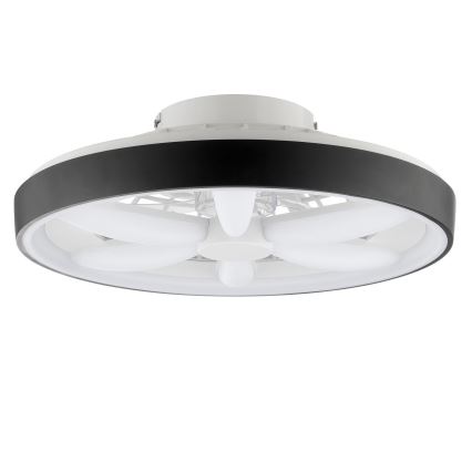 Brilliant - LED RGBW Ventilatore a soffitto dimmerabile con luce GAIANO LED/48W/230V 2700-6500K nero + telecomando