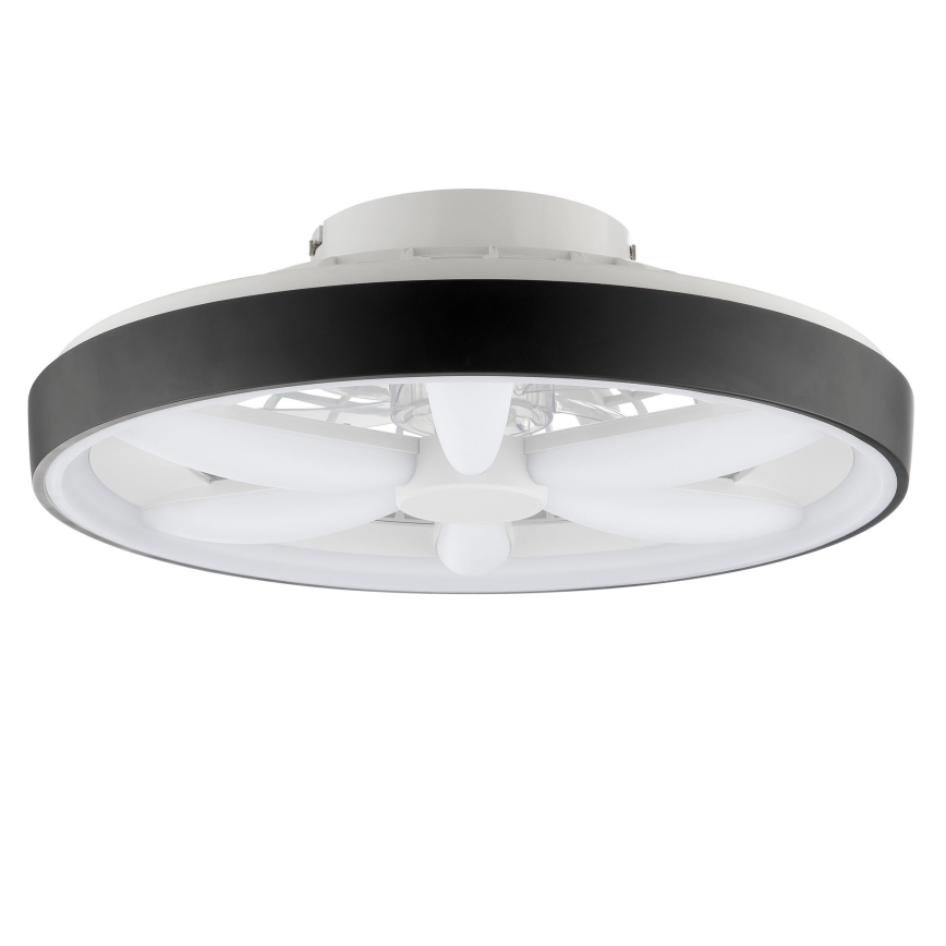Brilliant - LED RGBW Ventilatore a soffitto dimmerabile con luce GAIANO LED/48W/230V 2700-6500K nero + telecomando
