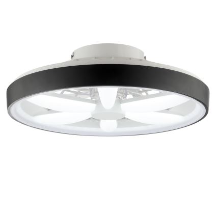 Brilliant - LED RGBW Ventilatore a soffitto dimmerabile con luce GAIANO LED/48W/230V 2700-6500K nero + telecomando