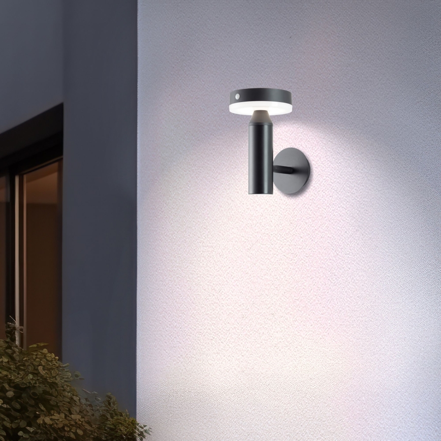 Brilliant - LED-Solarwandleuchte mit Sensor MAGUA LED/4W/3,7V IP44