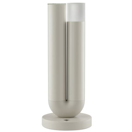 Brilliant - Lampada da tavolo ricaricabile dimmerabile a sfioramento per esterni SAYU LED/2,5W/5V 2700K 2600 mAh IP44 grigio