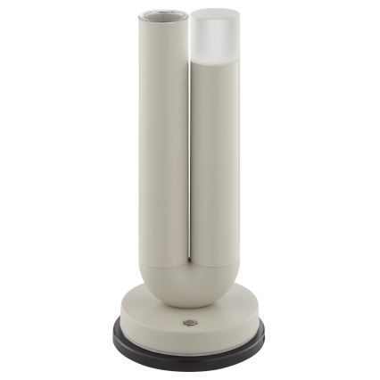 Brilliant - Lampada da tavolo ricaricabile dimmerabile a sfioramento per esterni SAYU LED/2,5W/5V 2700K 2600 mAh IP44 grigio