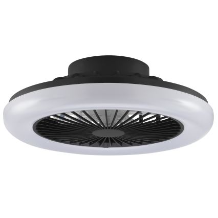 Brilliant - Plafoniera LED dimmerabile con ventilatore MONTERO LED/20W/230V 2700-6500K Ø 42 cm nero + telecomando