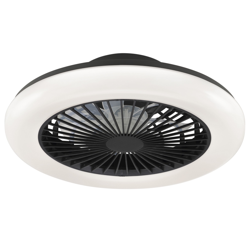 Brilliant - Plafoniera LED dimmerabile con ventilatore MONTERO LED/20W/230V 2700-6500K Ø 42 cm nero + telecomando