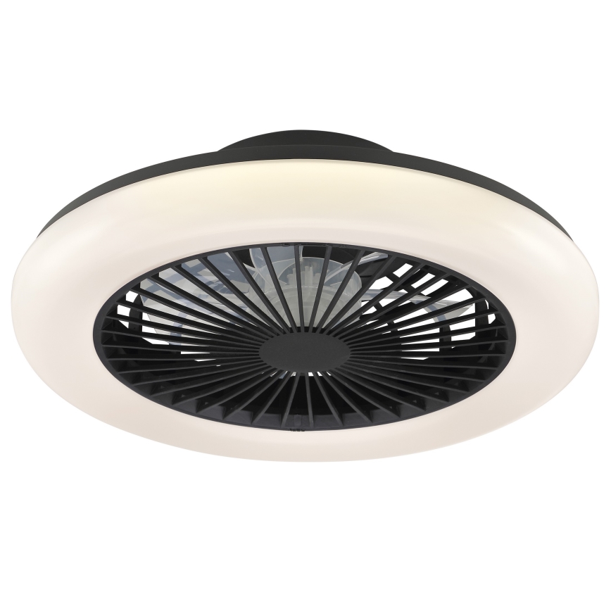 Brilliant - Plafoniera LED dimmerabile con ventilatore MONTERO LED/20W/230V 2700-6500K Ø 42 cm nero + telecomando