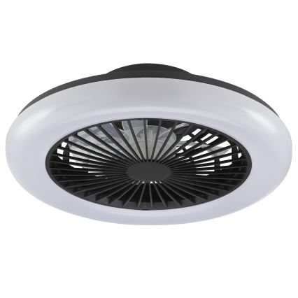 Brilliant - Plafoniera LED dimmerabile con ventilatore MONTERO LED/20W/230V 2700-6500K Ø 42 cm nero + telecomando