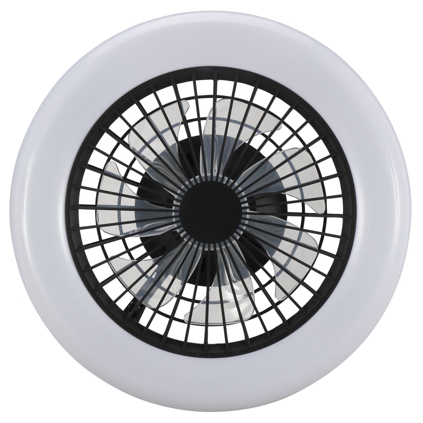 Brilliant - Plafoniera LED dimmerabile con ventilatore MONTERO LED/20W/230V 2700-6500K Ø 42 cm nero + telecomando