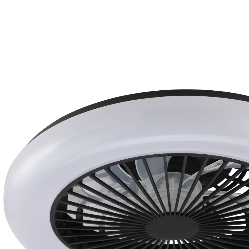 Brilliant - Plafoniera LED dimmerabile con ventilatore MONTERO LED/20W/230V 2700-6500K Ø 42 cm nero + telecomando