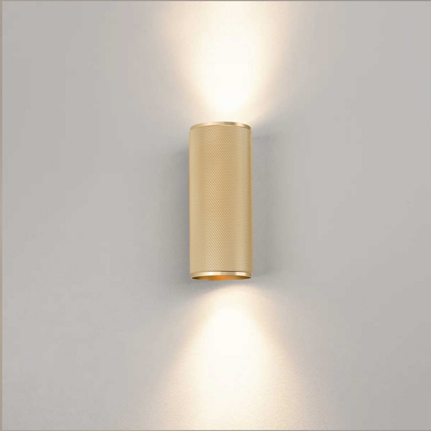 Brilliant - LED-Wandleuchte MARTY 2xGU10/5W/230V golden