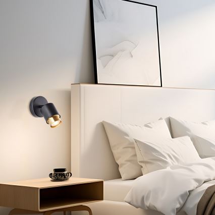 Brilliant - LED-Wandspot COVELO 1xGU10/5W/230V schwarz/gold