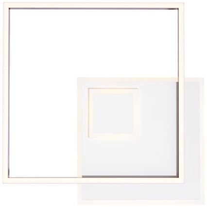 Brilliant - Plafoniera LED dimmerabile IORGO LED/40W/230V 3000K 43,5x43,5 cm bianco/nero