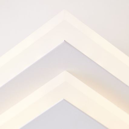 Brilliant - Plafoniera LED dimmerabile IORGO LED/40W/230V 3000K 43,5x43,5 cm bianco/nero