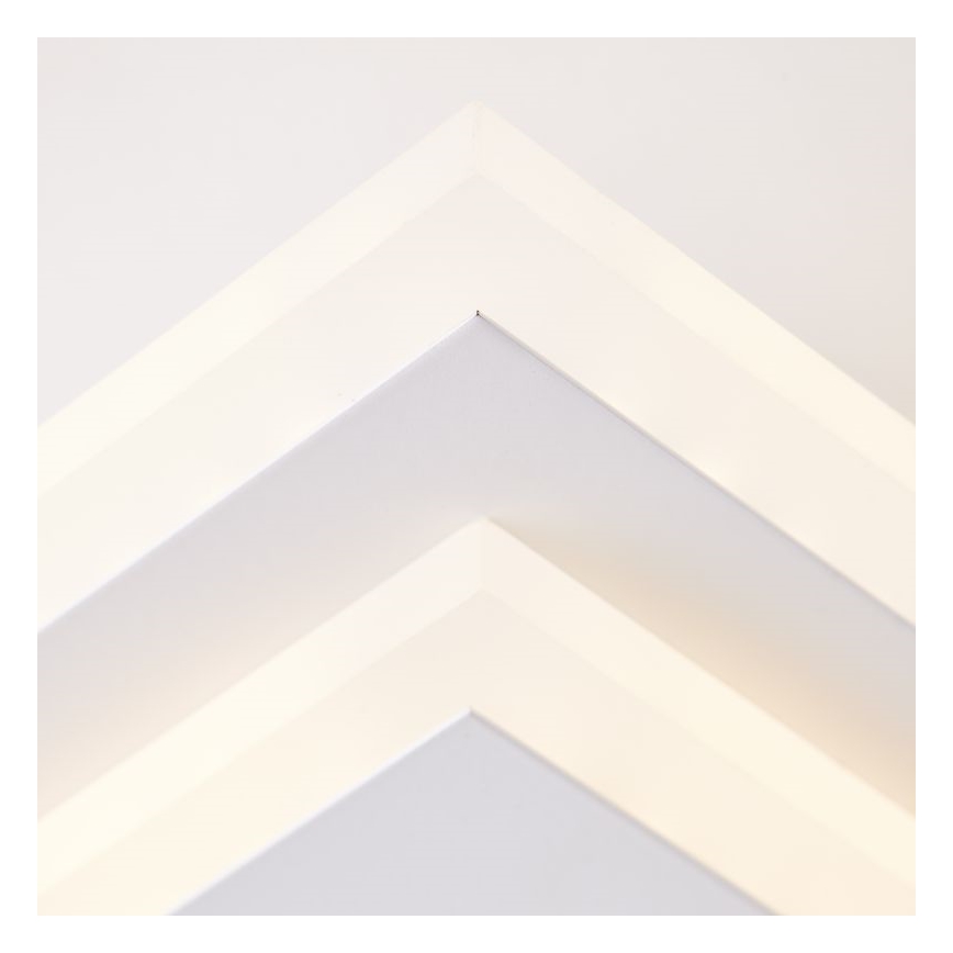 Brilliant - Plafoniera LED dimmerabile IORGO LED/40W/230V 3000K 43,5x43,5 cm bianco/nero