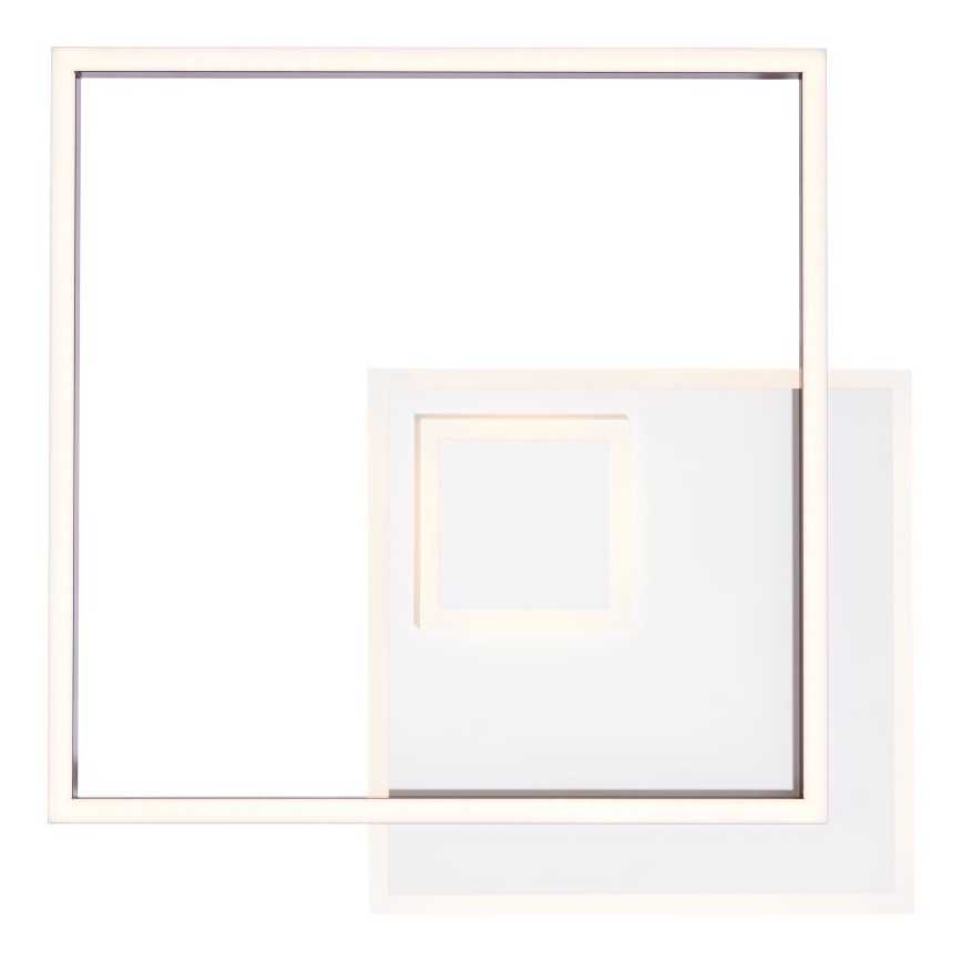 Brilliant - Plafonnier à intensité variable IORGO LED/40W/230V 3000K 43,5x43,5 cm blanc/noir