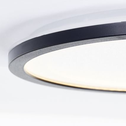 Brilliant - Plafonnier à intensité variable MOSAKO LED/20W/230V 2700K d. 29,5 cm noir