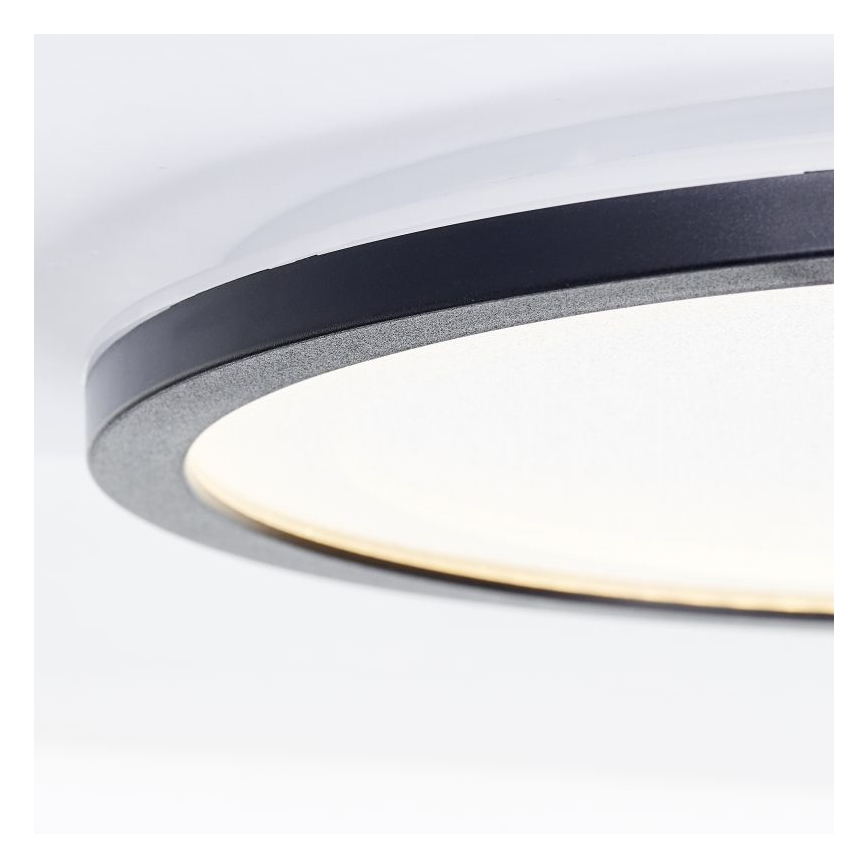 Brilliant - Plafonnier à intensité variable MOSAKO LED/20W/230V 2700K d. 29,5 cm noir