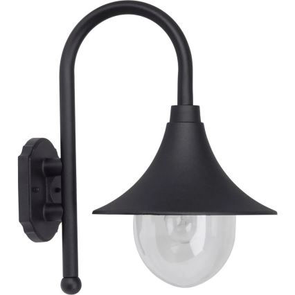 Brilliant - Outdoor-Wandleuchte BERNA 1xE27/60W/230V IP44 schwarz