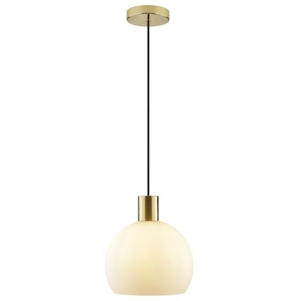 Brilliant - Pendelleuchte mit Kabel CONY 1xE27/20W/230V, Ø 25 cm, Messing
