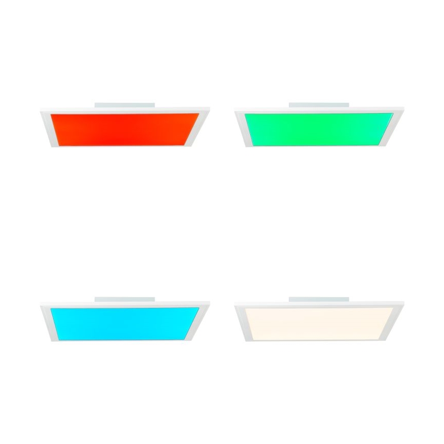 Brilliant - Plafonier RGBW à intensité variable ABIE LED/24W/230V 2700-6500K + télécommande