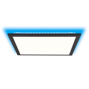 Brilliant - Plafonier RGBW à intensité variable ALLIE LED/24W/230V 2700-6500K noir + télécommande