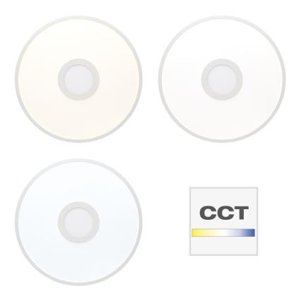 Brilliant - Plafonier RGBW à intensité variable ODELLA LED/24W/230V 2700-6500K + télécommande