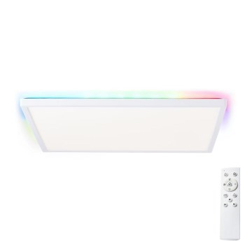 Brilliant - Plafonier RGBW à intensité variable SALTERY LED/22W/230V 3000-6500K + télécommande