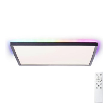 Brilliant - Plafonier RGBW à intensité variable SALTERY LED/22W/230V 3000-6500K + télécommande