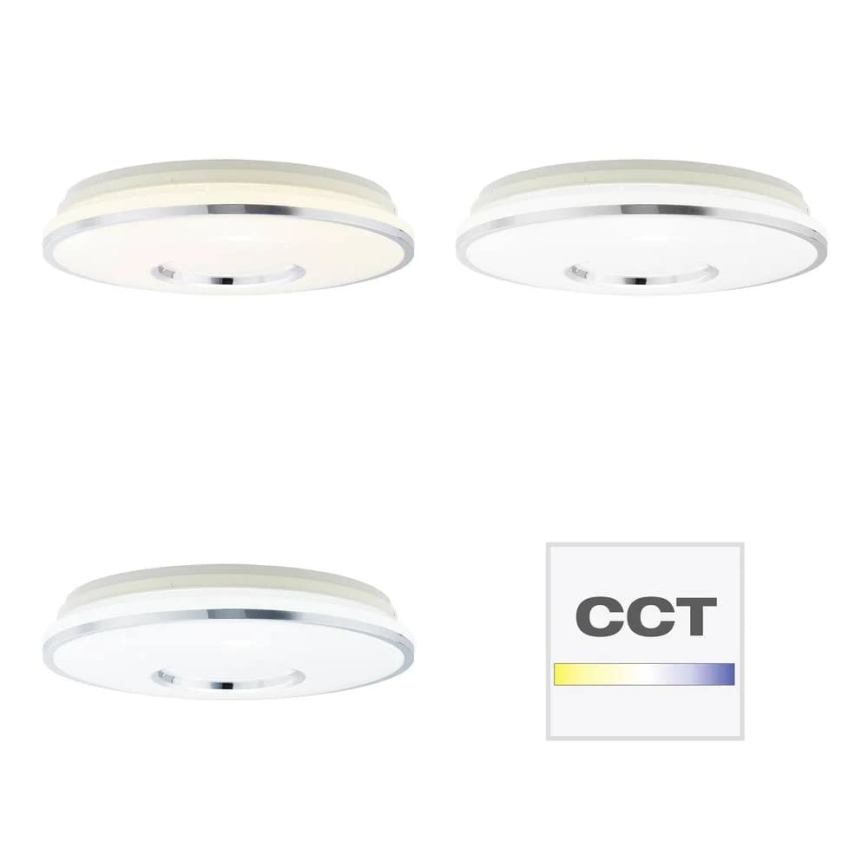 Brilliant - Plafonier RGBW à intensité variable VISITATION LED/32W/230V 3000-6500K + télécommande