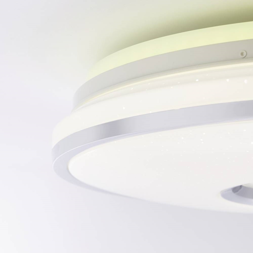 Brilliant - Plafonier RGBW à intensité variable VISITATION LED/32W/230V 3000-6500K + télécommande