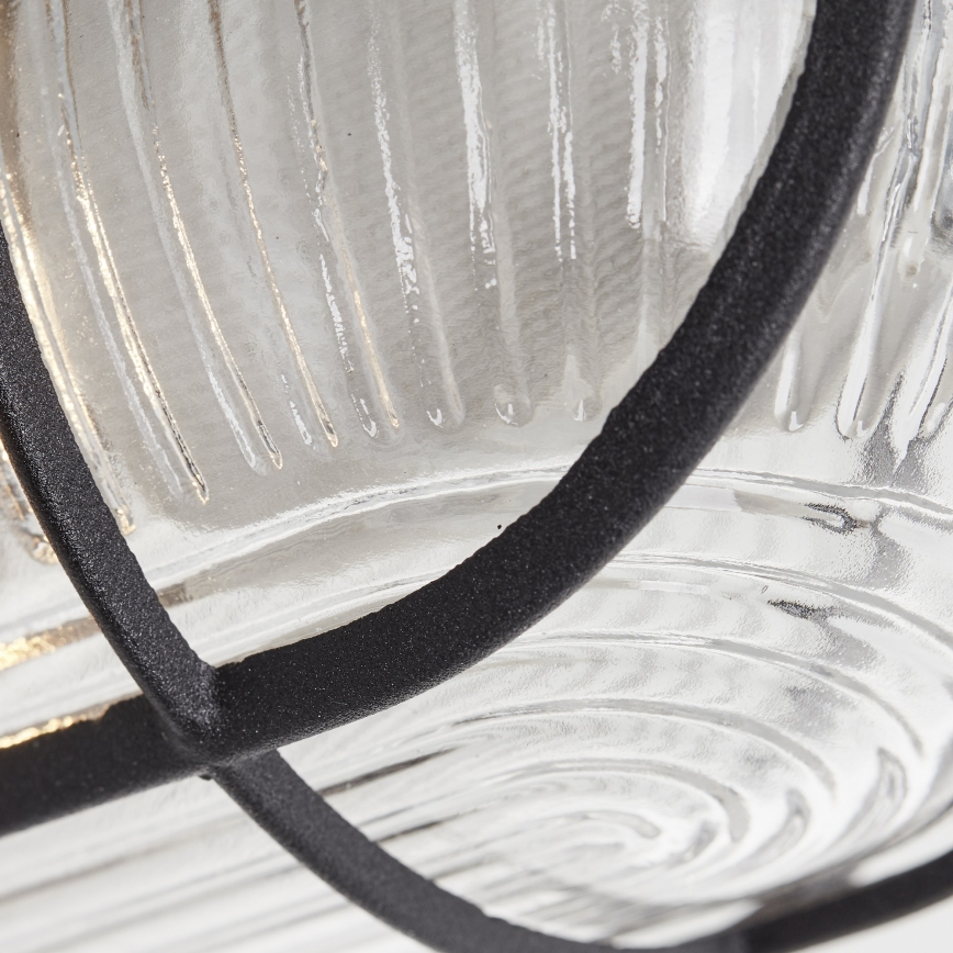 Brilliant - Plafoniera BOBBI 1xE27/40W/230V nera