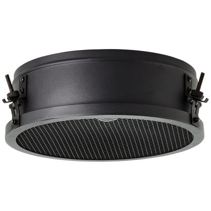 Brilliant - Plafoniera da soffitto ZOIS, 1x E27/28W/230V, Ø 30 cm, nera