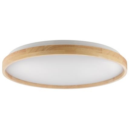 Brilliant - Lampada da soffitto LED dimmerabile ALSON LED/21W/230V 3000-6500K Ø 49,5 cm in legno di caucciù + telecomando