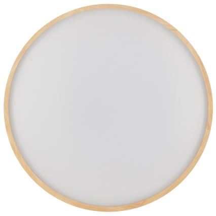 Brilliant - Lampada da soffitto LED dimmerabile ALSON LED/21W/230V 3000-6500K Ø 49,5 cm in legno di caucciù + telecomando