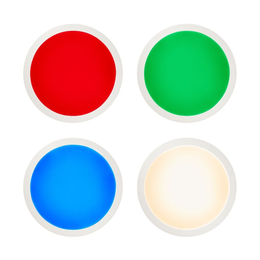 Brilliant - Plafoniera dimmerabile RGBW ABIE LED/24W/230V 2700-6500K + telecomando