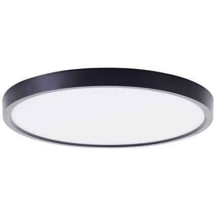 Brilliant - Plafoniera dimmerabile RGBW LOTTI LED/16W/230V 3000K diametro 30 cm nero Wi-Fi Tuya + telecomando