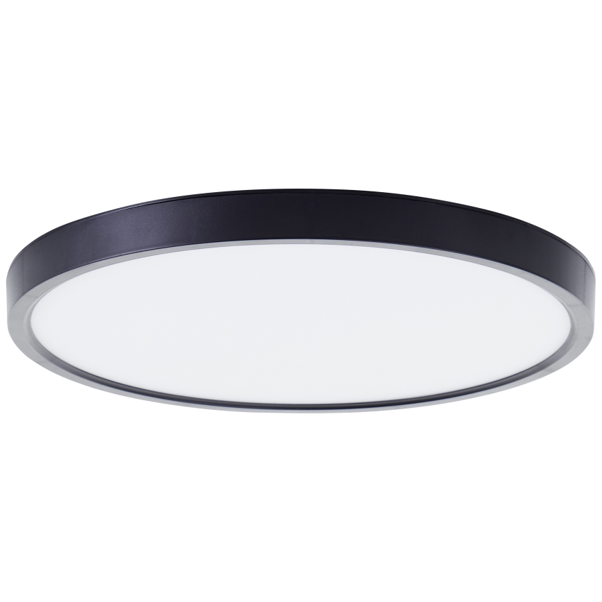 Brilliant - Plafoniera dimmerabile RGBW LOTTI LED/16W/230V 3000K diametro 30 cm nero Wi-Fi Tuya + telecomando