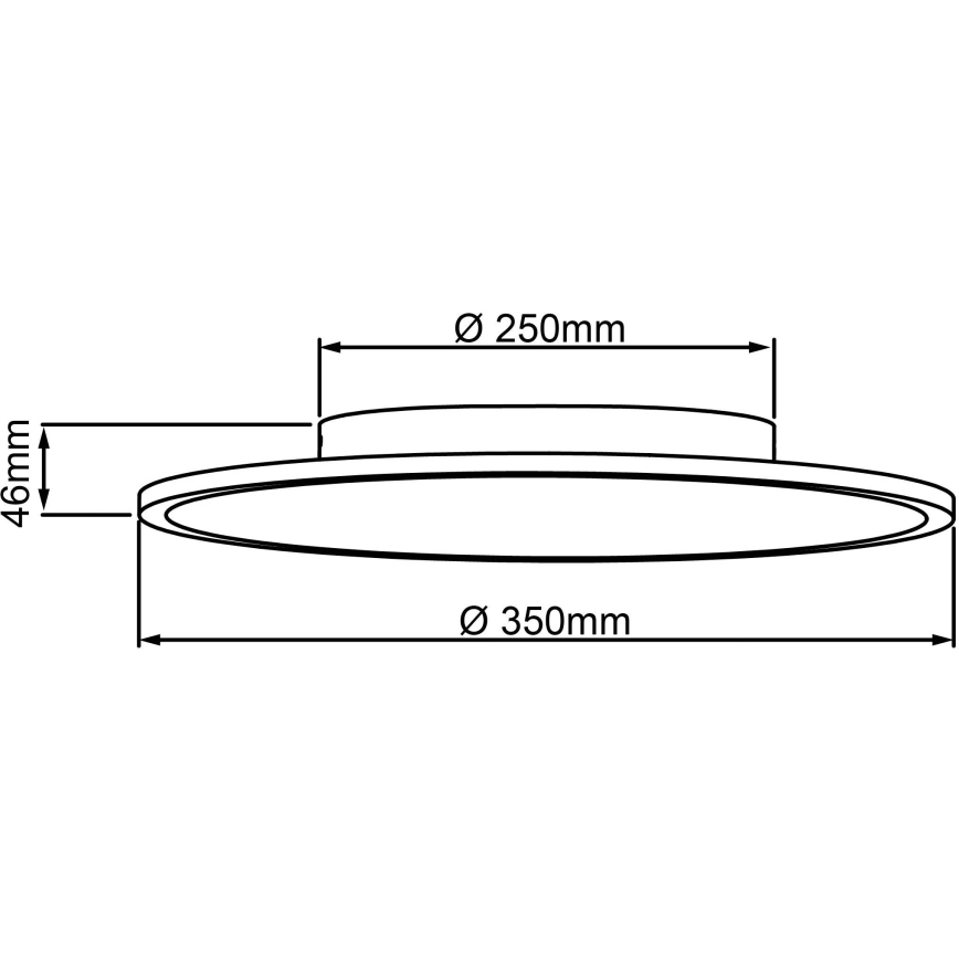 Brilliant - Plafoniera LED BUFFI LED/24W/230V diametro 35 cm 4000K