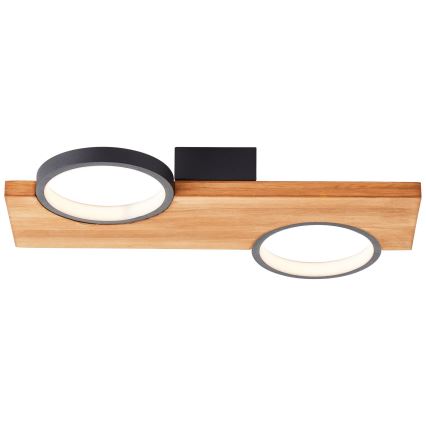 Brilliant - Plafoniera LED CHEESY LED/14W/230V pino - FSC certificato